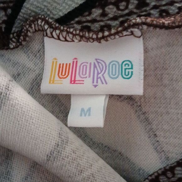 LuLaRoe Gorgeous Cassie Pencil Skirt Gray Black  Sz M NWOT - Picture 4 of 4